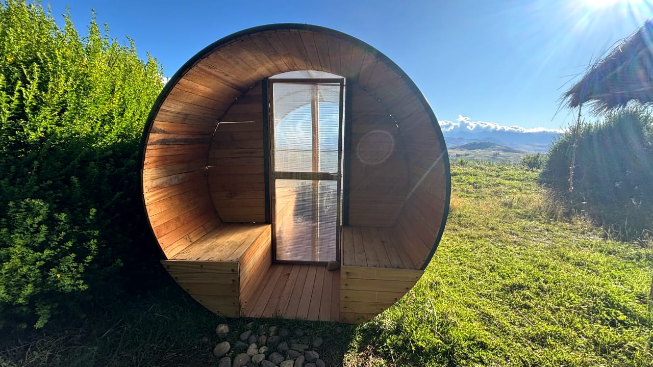 ANDEAN WOOD FIRED SAUNA EXPERIENCE